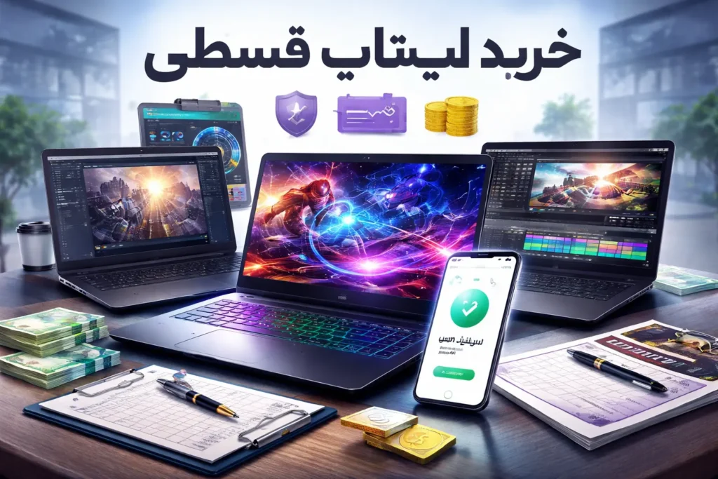 خرید لپ‌تاپ قسطی از گیمینگ رندر با دیجی‌پی | راهنمای کامل خرید قسطی لپ‌تاپ
