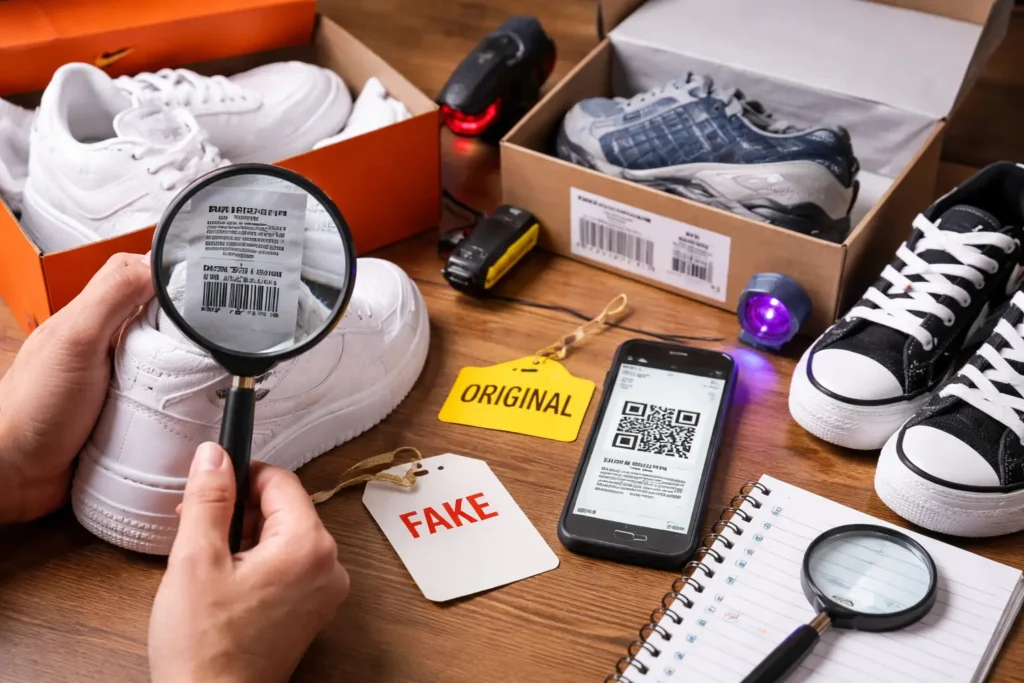 تشخیص کتونی اورجینال از فیک | راهنمای جامع بررسی اصالت کفش